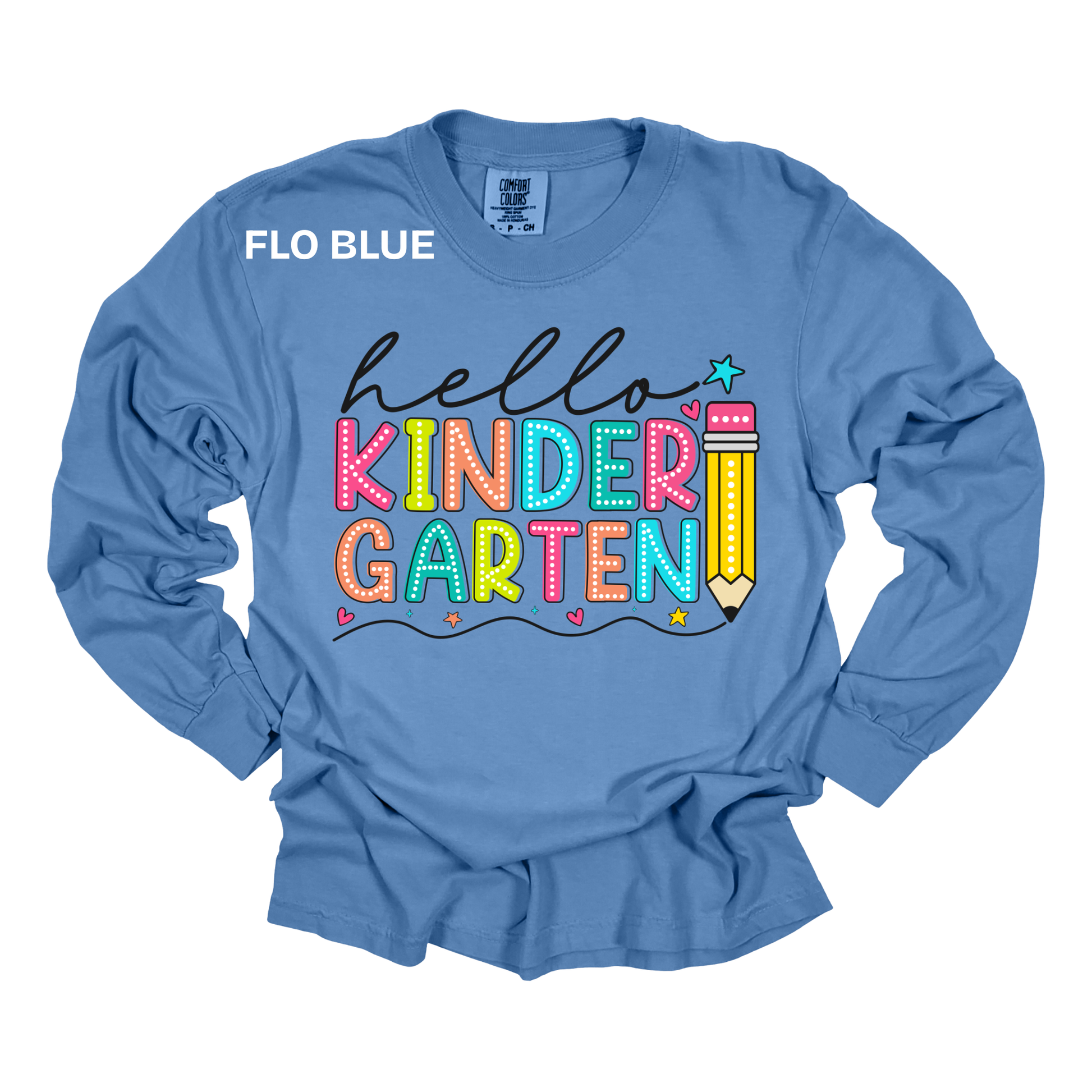 Teacher Spirit Apparel - Hello (Grade Level) - T-Shirt & Sweater (Comfort Colors)