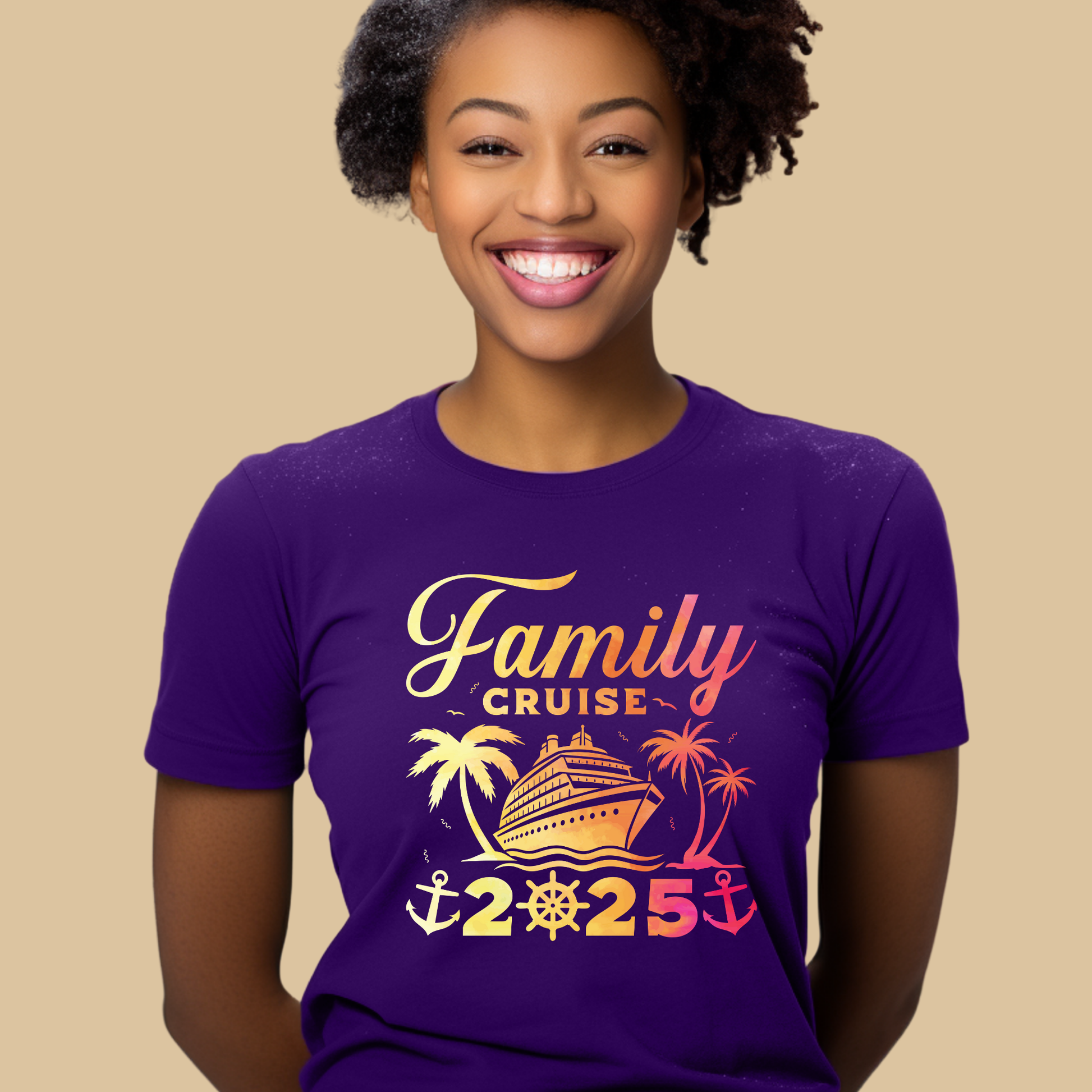 Family Cruise Shirt - Vibrant Family Cruise 2025 - Matching Family Cruise Tee
