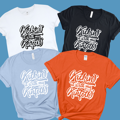 Family Reunion Shirt - Kickin' it with my Kinfolk Unisex Graphic Tee - Family Reunion T-Shirt
