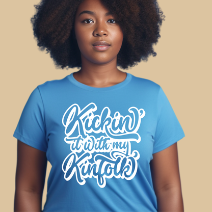 Family Reunion Shirt - Kickin' it with my Kinfolk Unisex Graphic Tee - Family Reunion T-Shirt