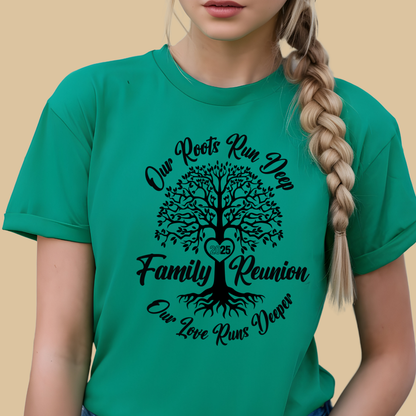 Family Reunion Shirt - Our Roots Run Deep -  Family Matching 2025 Tee