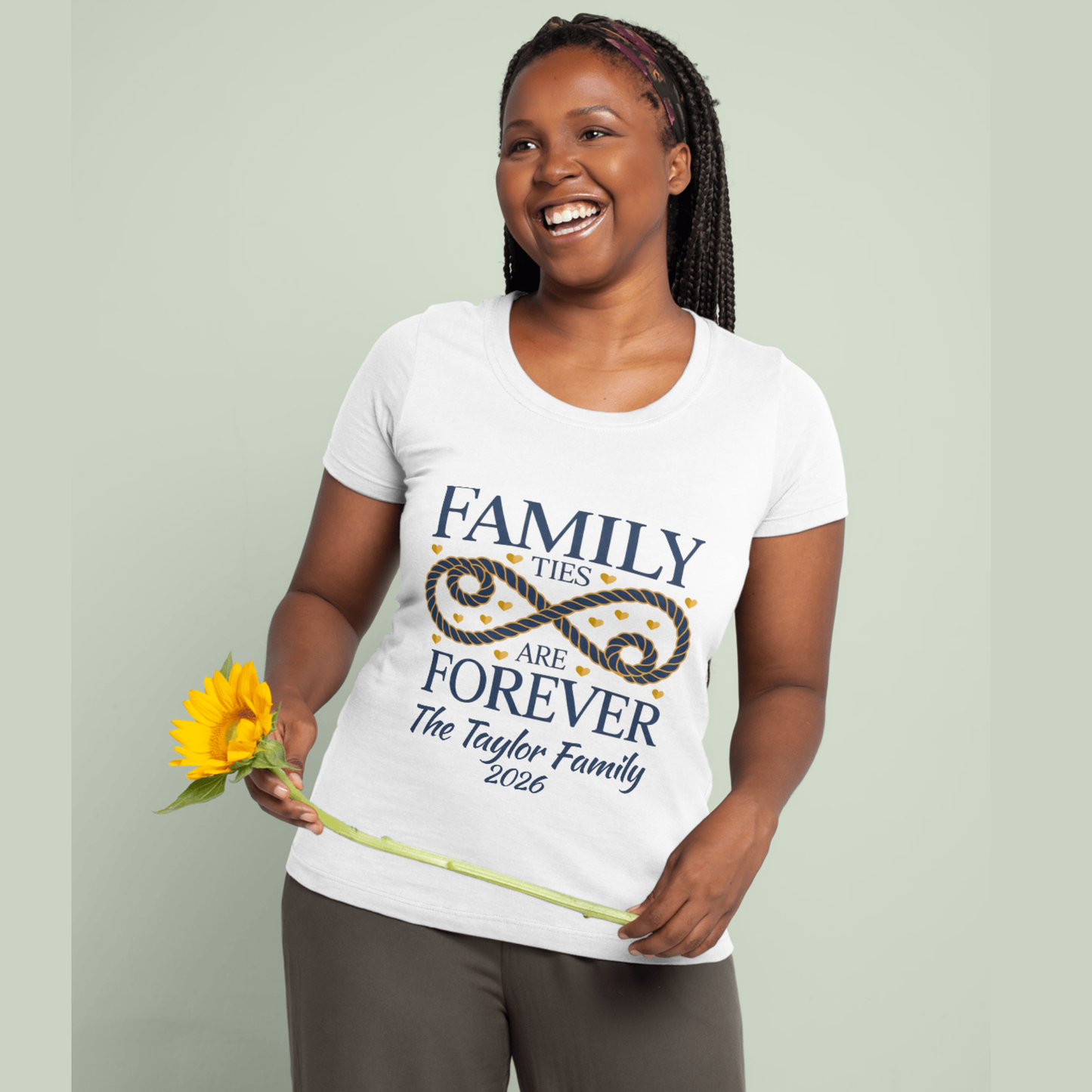 Family Reunion Shirt - Family Ties Are Forever Custom Reunion Shirts - Personalized Matching Family Shirts