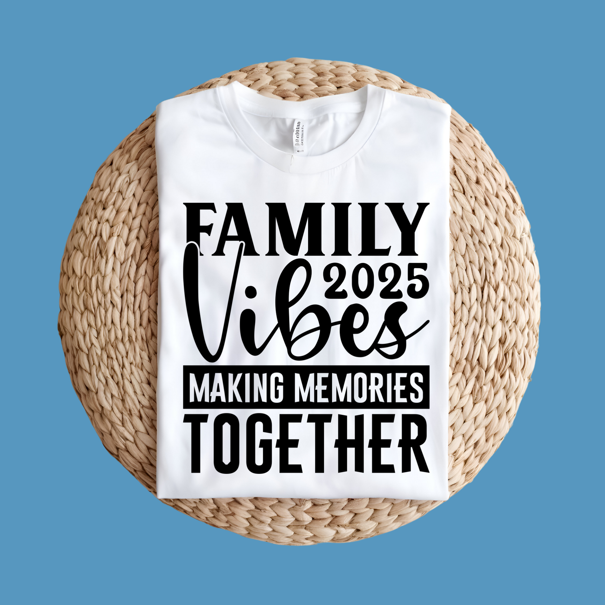 Family Vacation Shirt - Family Vibes 2025 Making Memories Together - Matching Family Tee