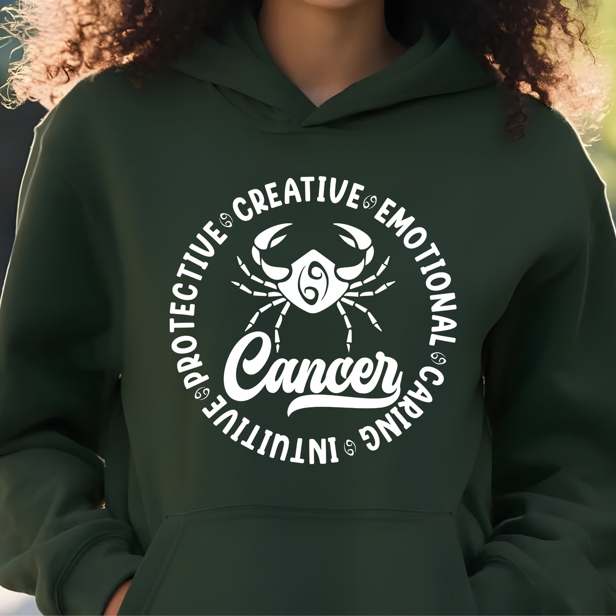 Cancer Zodiac Shirt - Astrology Apparel, Crewneck, Long Sleeve, and Hoodie