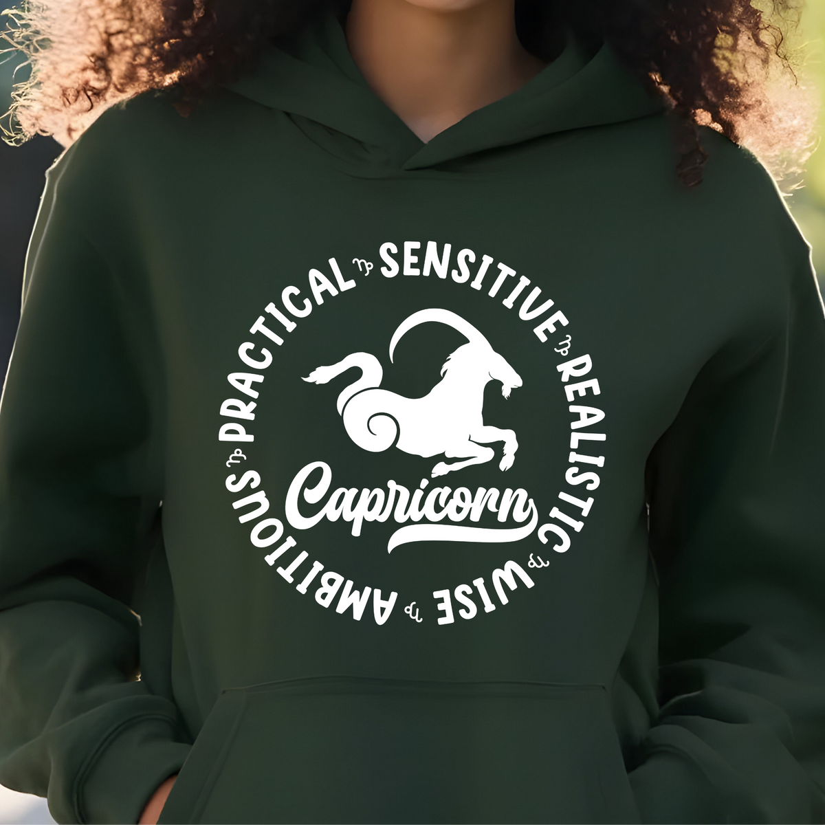 Capricorn Zodiac Shirt - Astrology Apparel, Crewneck, Long Sleeve, and Hoodie