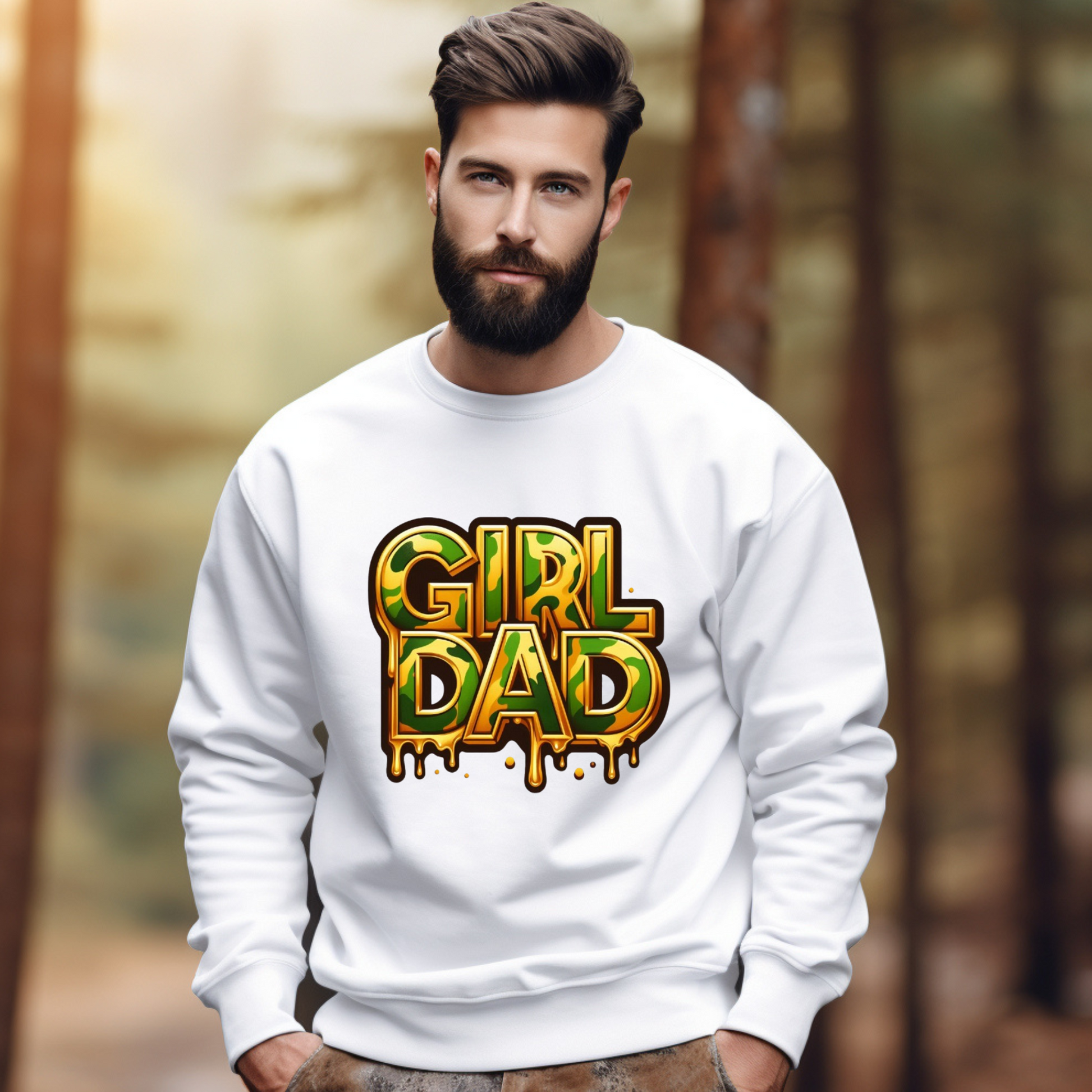 Girl Dad Sweater, Girl Dad Camouflage Shirt, Father Daughter Shirt, Gird Dad Hoodie, Girl Dad Fashion, Girl Dad Gift, Proud Girl Dad, Best Dad Shirt, Girl Dad Clothing, Daddy's Girl Shirt