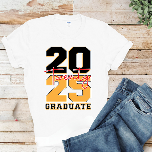 Graduate 2025 T-Shirt - Senior Class of 2025 Graduate Tee