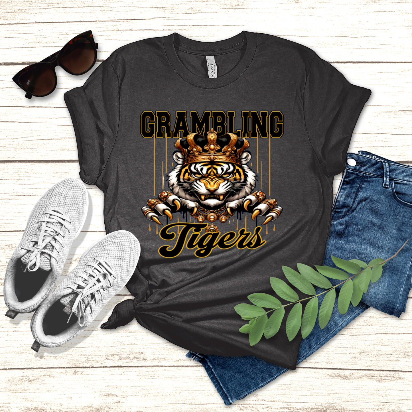 Grambling Tigers T-Shirt, HBCU Apparel, Unisex Grambling Shirt,  Grambling Tigers Fan Gear, Grambling Athletics Apparel, HBCU Unisex Tee, Grambling State Tigers Clothing