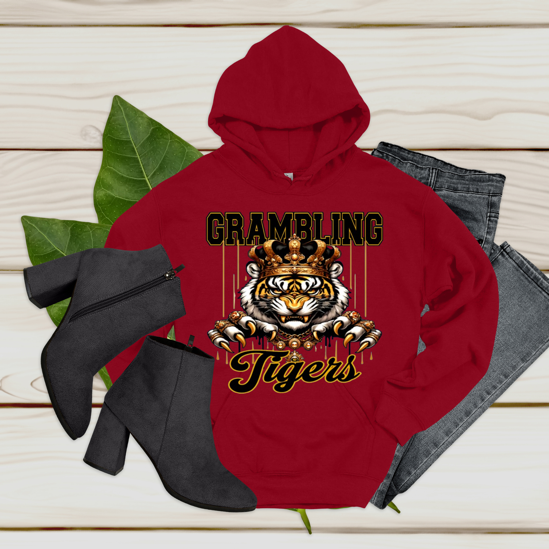 Grambling Tigers Hoodie, Grambling University Apparel, Grambling Fan Gear, HBCU Apparel, Grambling State Tigers, Grambling Sports Hoodie, Grambling Tigers Sweatshirt, HBCU Tigers Hoodie, Grambling Football Hoodie, Grambling Spirit Wear 