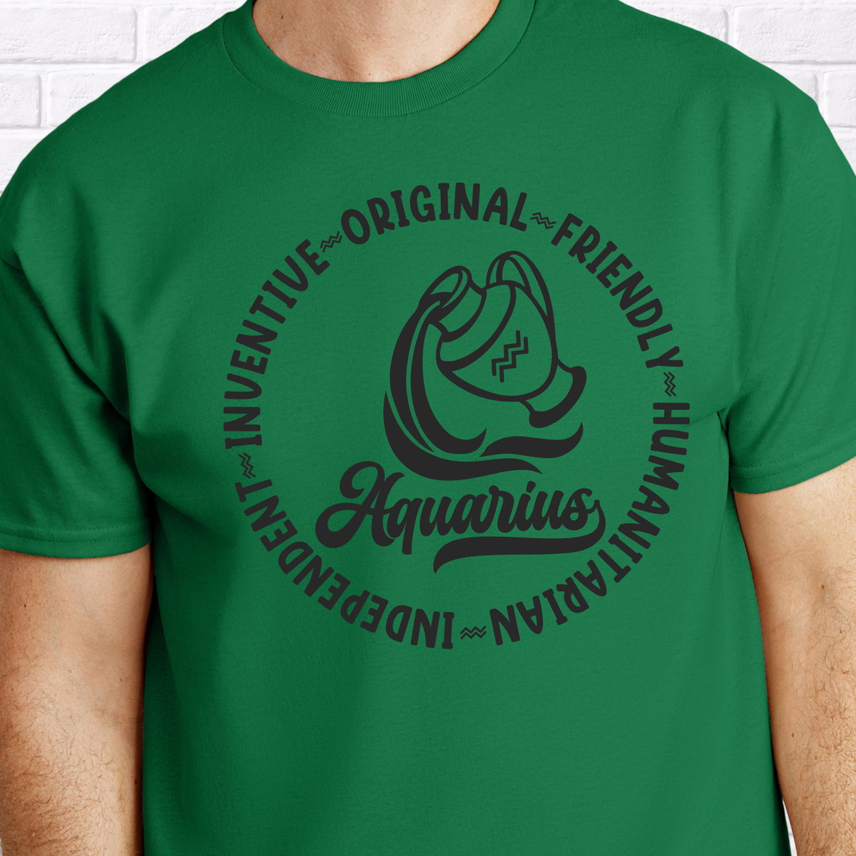 Aquarius Zodiac Shirt - Astrology Apparel, Crewneck, Long Sleeve, and Hoodie