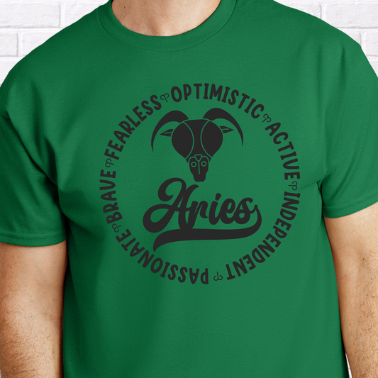 Aries Zodiac Shirt - Astrology Apparel, Crewneck, Long Sleeve, and Hoodie