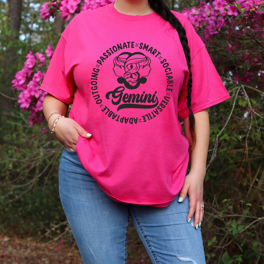 Gemini Zodiac Shirt - Astrology Apparel, Crewneck, Long Sleeve, and Hoodie