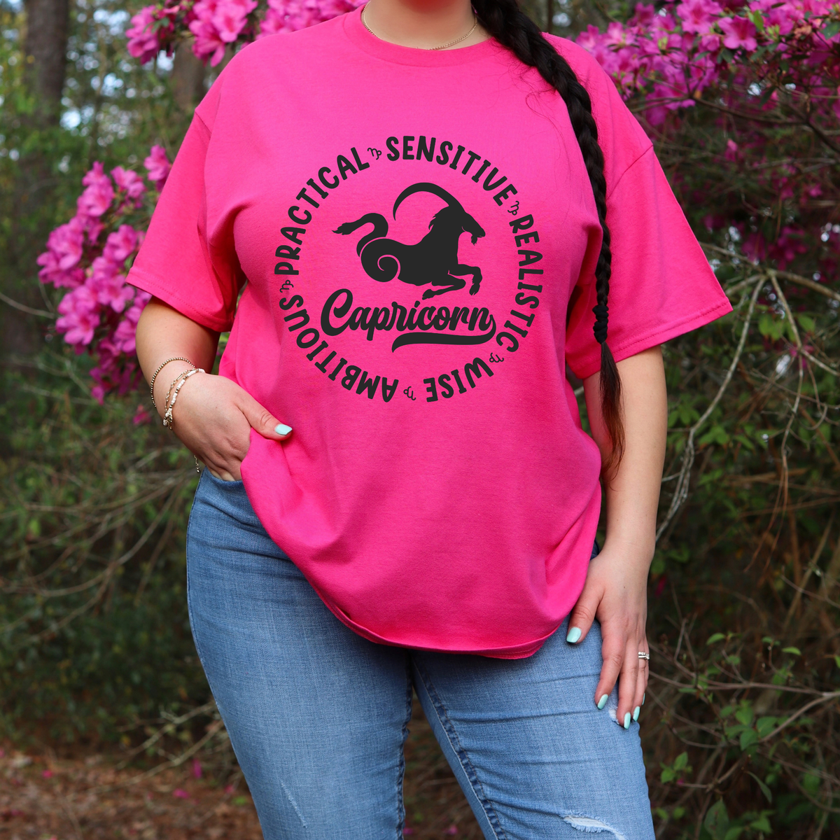 Capricorn Zodiac Shirt - Astrology Apparel, Crewneck, Long Sleeve, and Hoodie