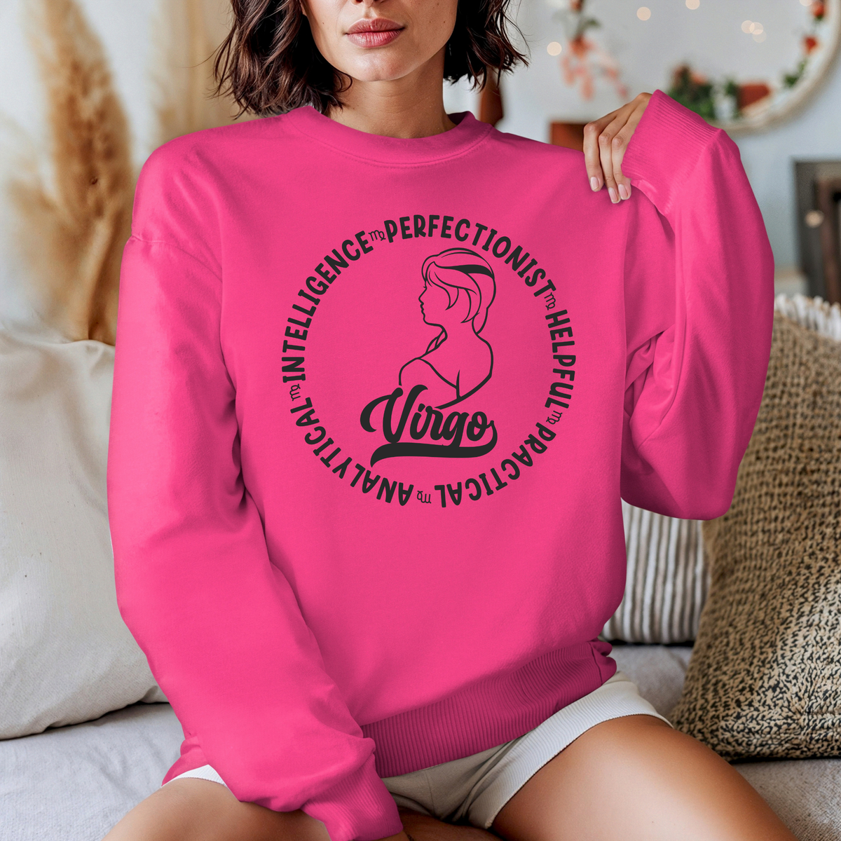 Virgo Zodiac Shirt - Astrology Apparel, Crewneck, Long Sleeve, and Hoodie