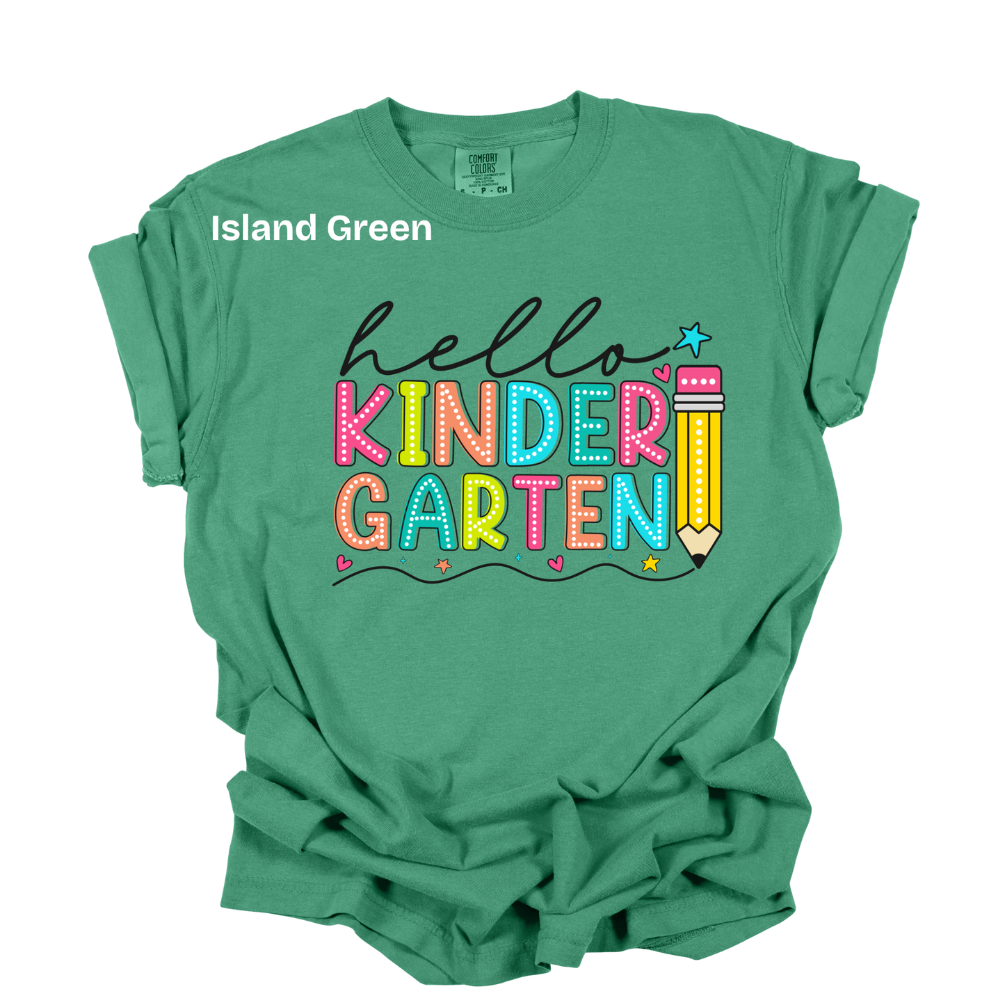 Teacher Spirit Apparel - Hello (Grade Level) - T-Shirt & Sweater (Comfort Colors)