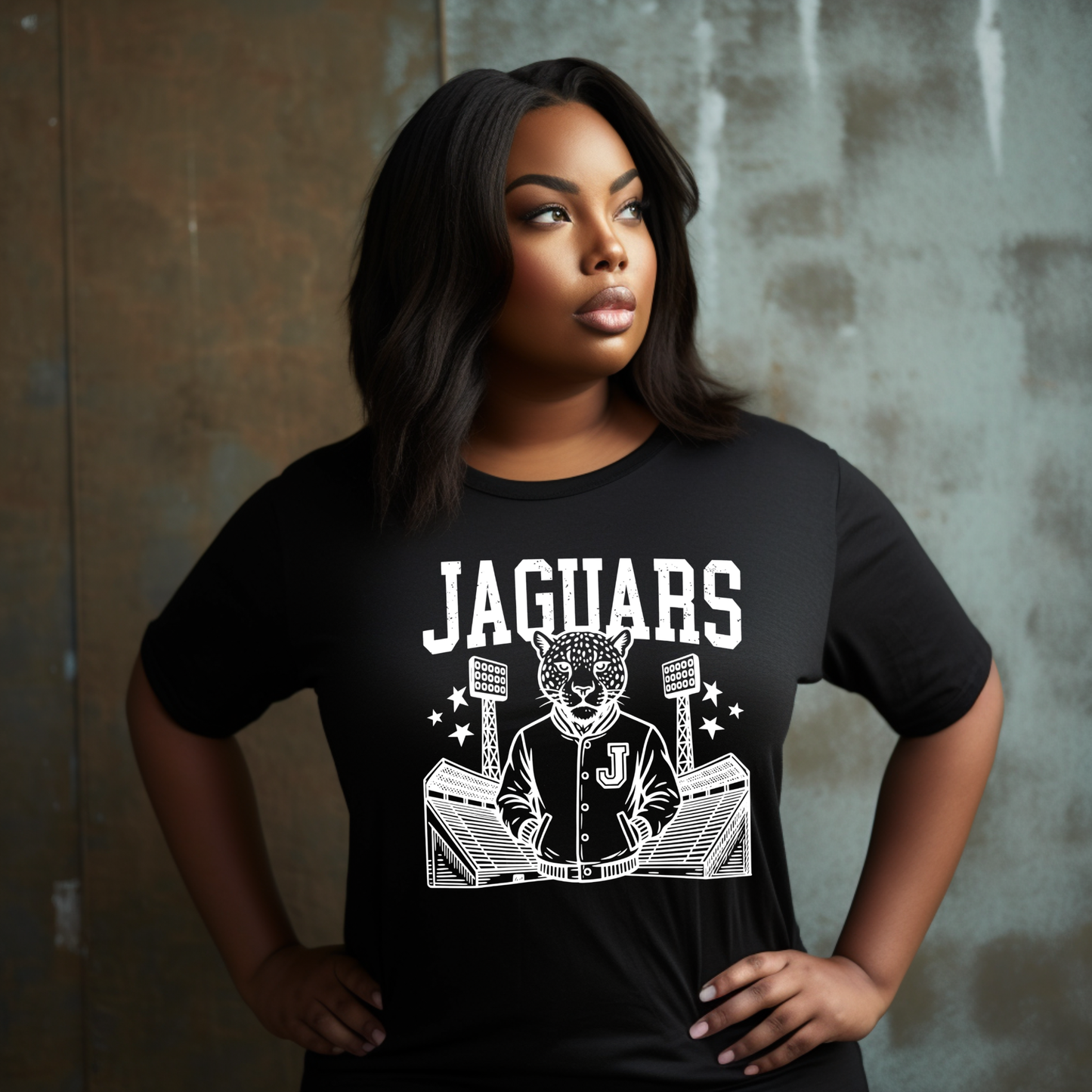 Jaguars Mascot Shirt - Jaguar  Varsity Jacket Football Game Day Spirit T-Shirt
