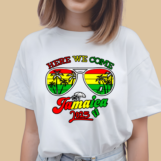 Jamaica Vacation Shirt - Here We Come Jamaica - Family Match Tee