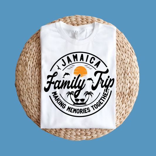 Jamaica Vacation Shirt - Making Memories Together - Family Match Tee