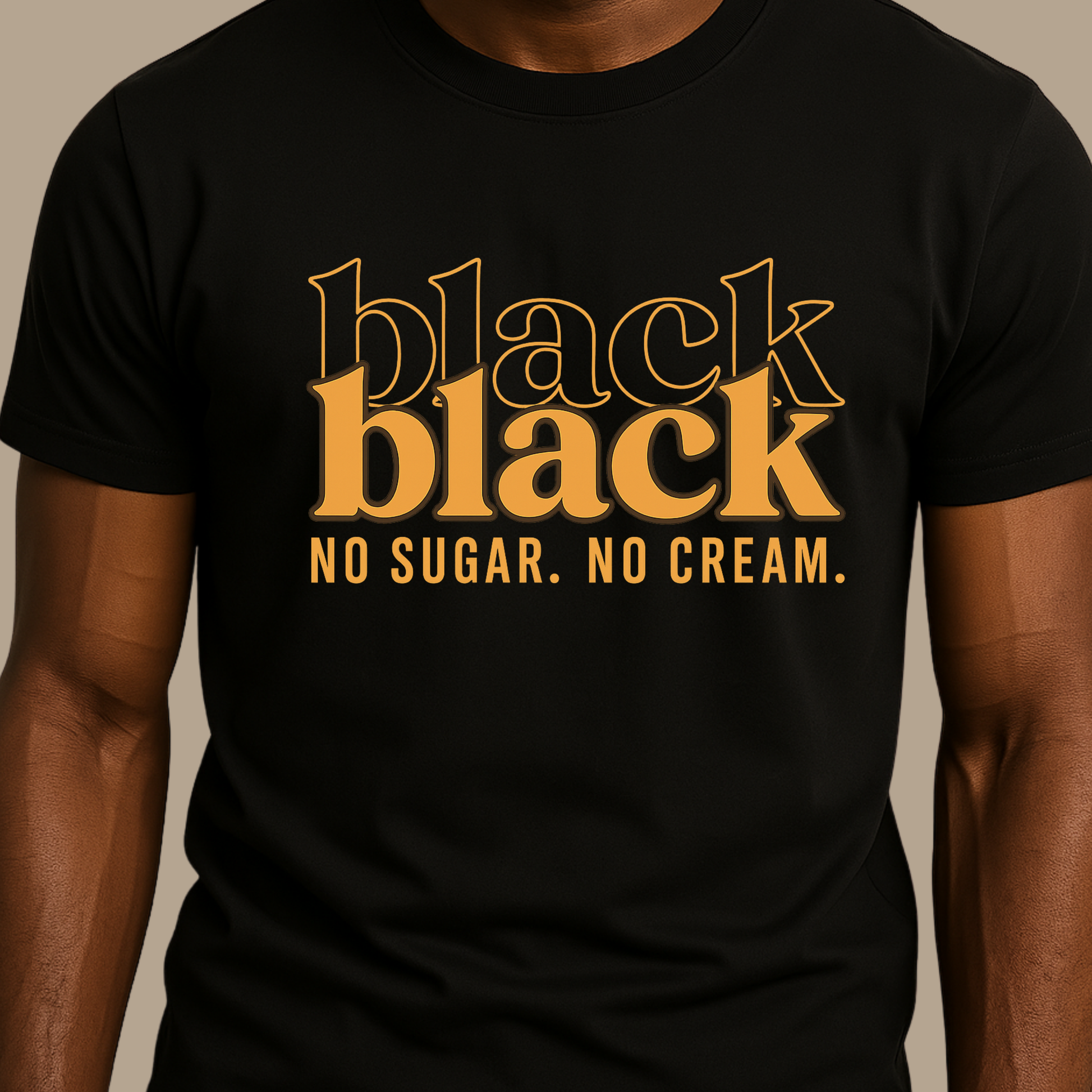 Juneteenth Typography Tee - Freedom, Unfiltered – Black No Sugar No Cream