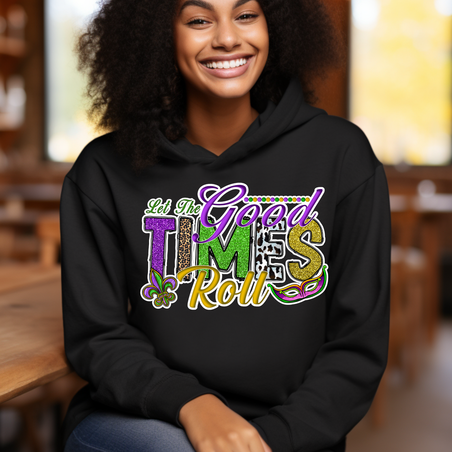 Mardi Gras Shirt - "Let the Good Times Roll" Mardi Gras T-Shirt, Sweater, or Hoodie