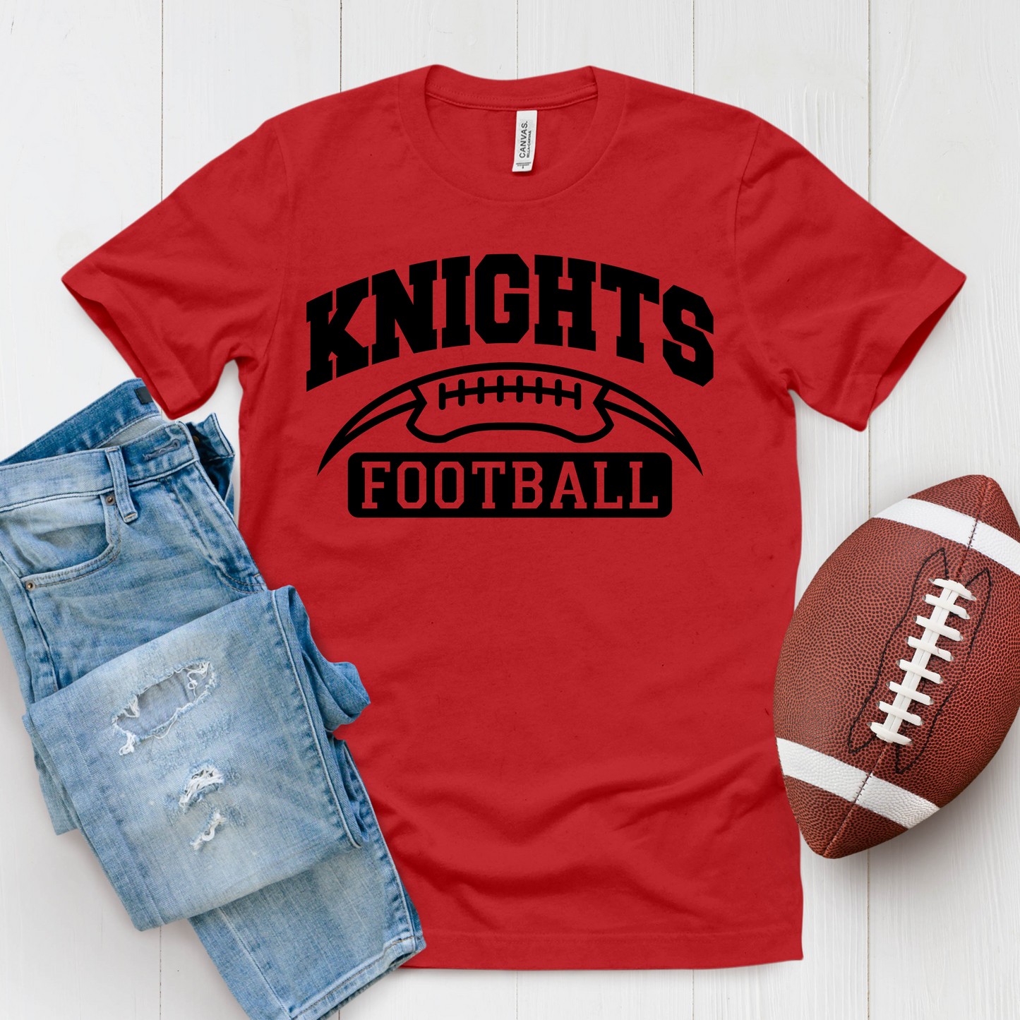 Knights School Spirit Shirt - Knights Football - School Pride T-Shirt
