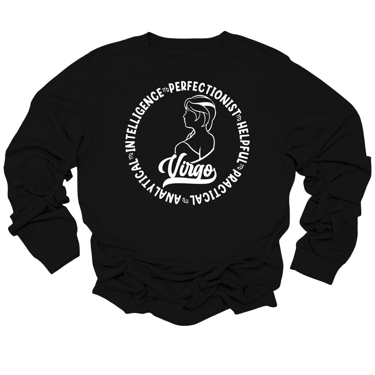 Virgo Zodiac Shirt - Astrology Apparel, Crewneck, Long Sleeve, and Hoodie