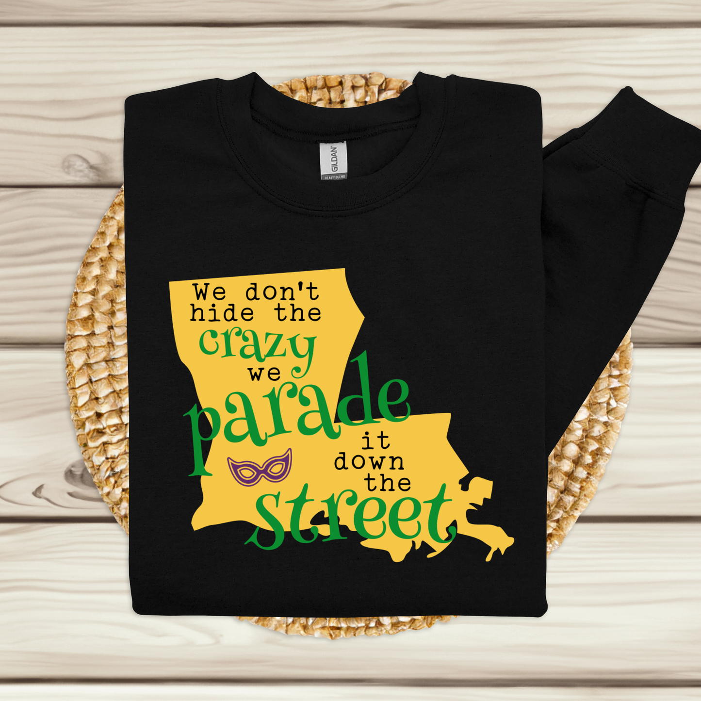 Mardi Gras Shirt - Mardi Gras Louisiana Festive Tee, Sweater, or Hoodie