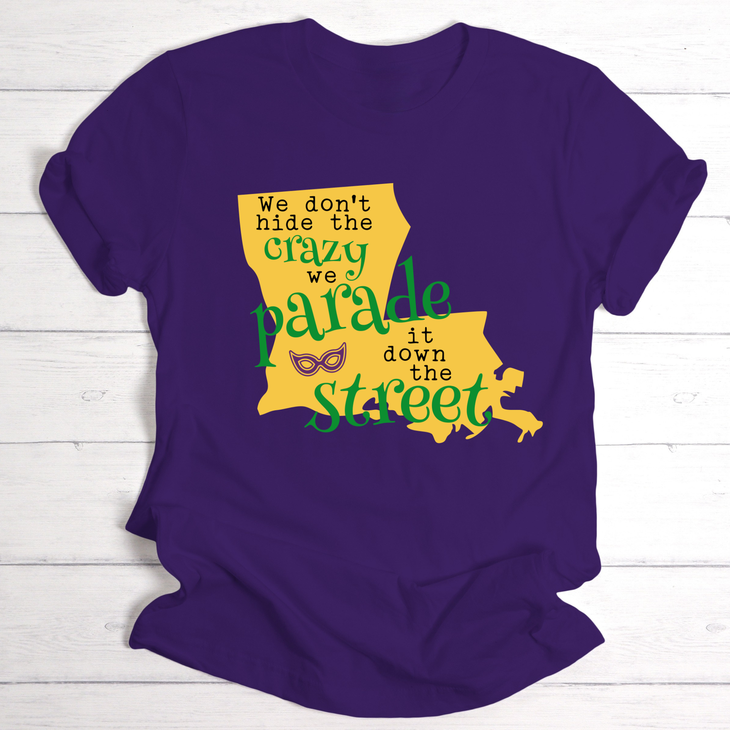 Mardi Gras Shirt - Mardi Gras Louisiana Festive Tee, Sweater, or Hoodie