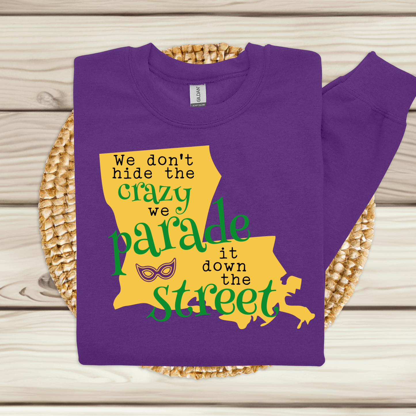 Mardi Gras Shirt - Mardi Gras Louisiana Festive Tee, Sweater, or Hoodie