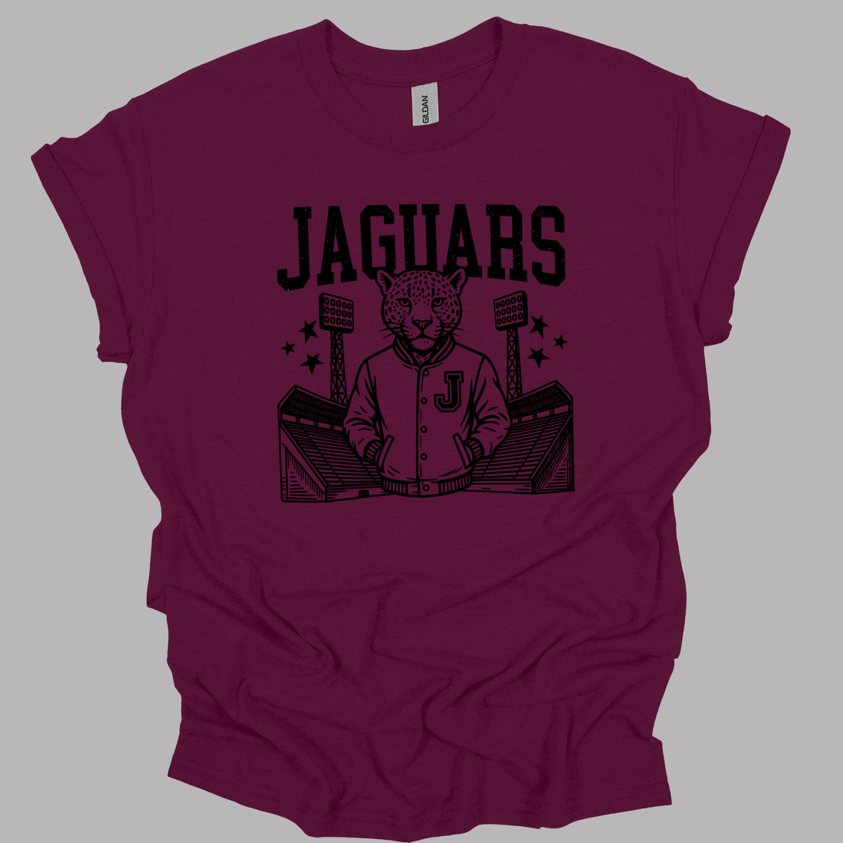 Jaguars Mascot Shirt - Jaguar  Varsity Jacket Football Game Day Spirit T-Shirt
