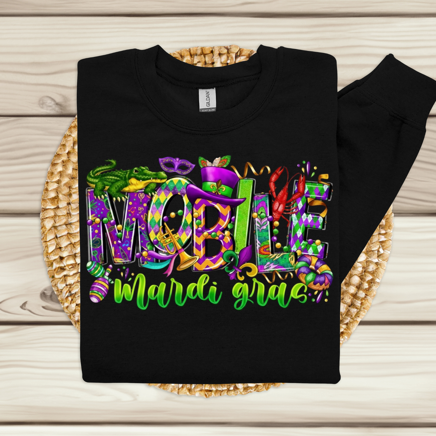 Mobile Mardi Gras Shirt & Hoodie - The Home of Mardi Gras Shirt/Hoodie