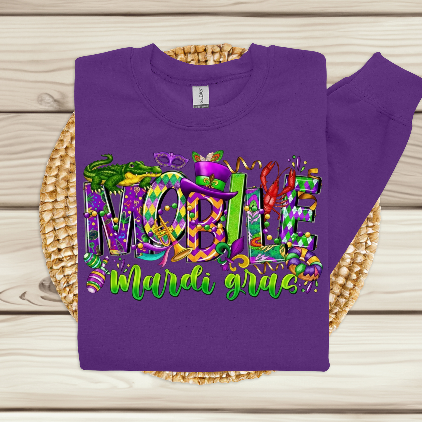 Mobile Mardi Gras Shirt & Hoodie - The Home of Mardi Gras Shirt/Hoodie
