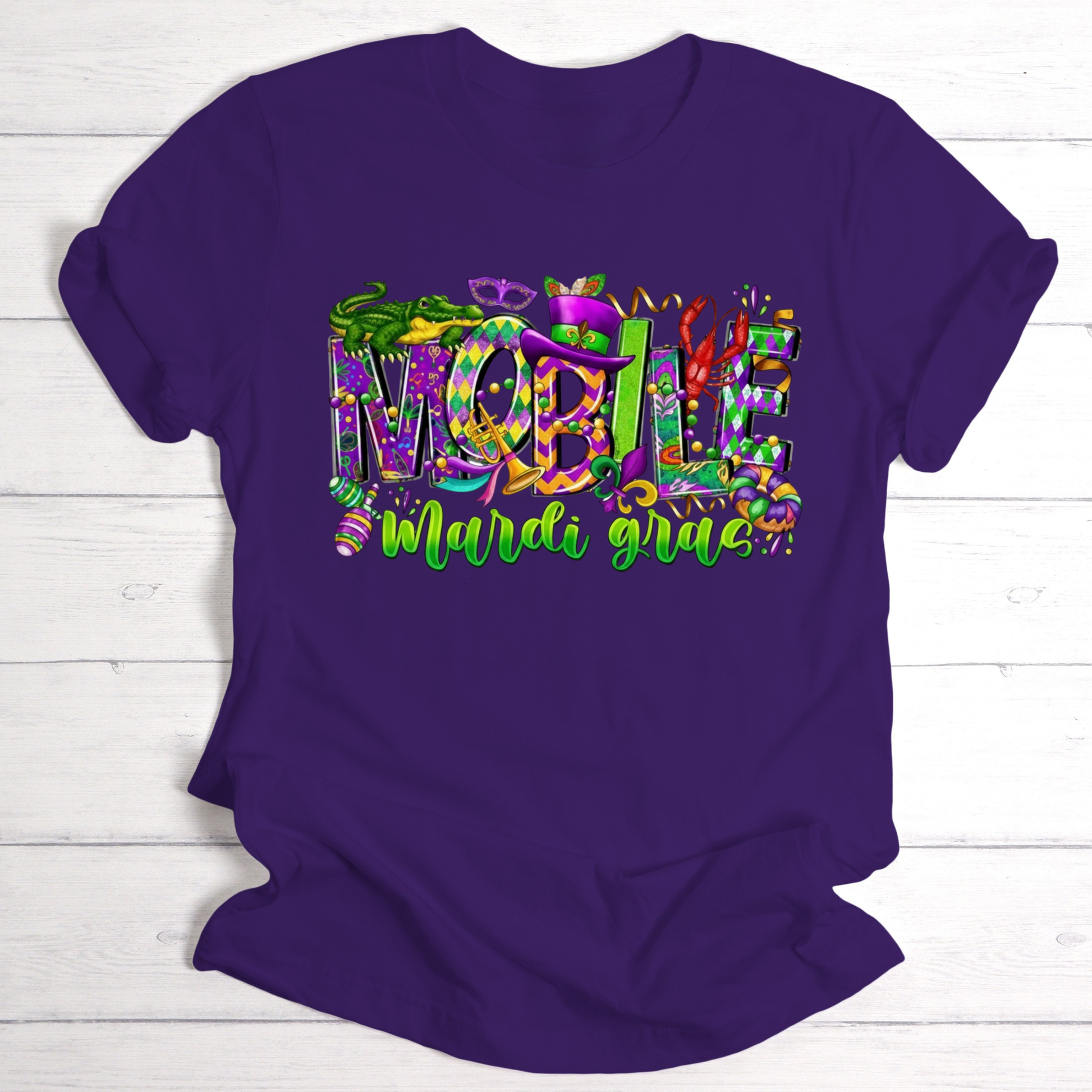 Mobile Mardi Gras Shirt & Hoodie - The Home of Mardi Gras Shirt/Hoodie