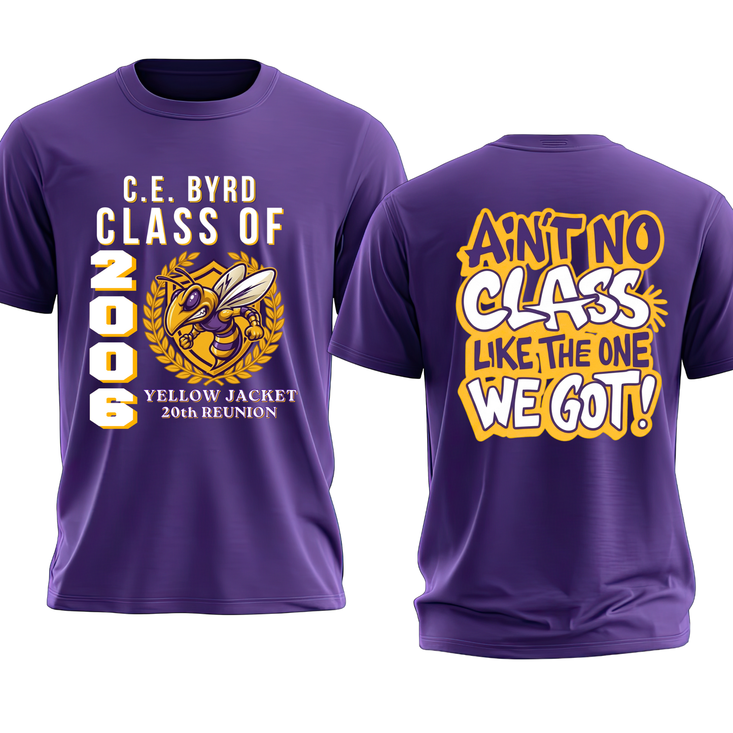 C.E. Byrd High School Class of 2006 - 20 Year Reunion Shirt - Version 2