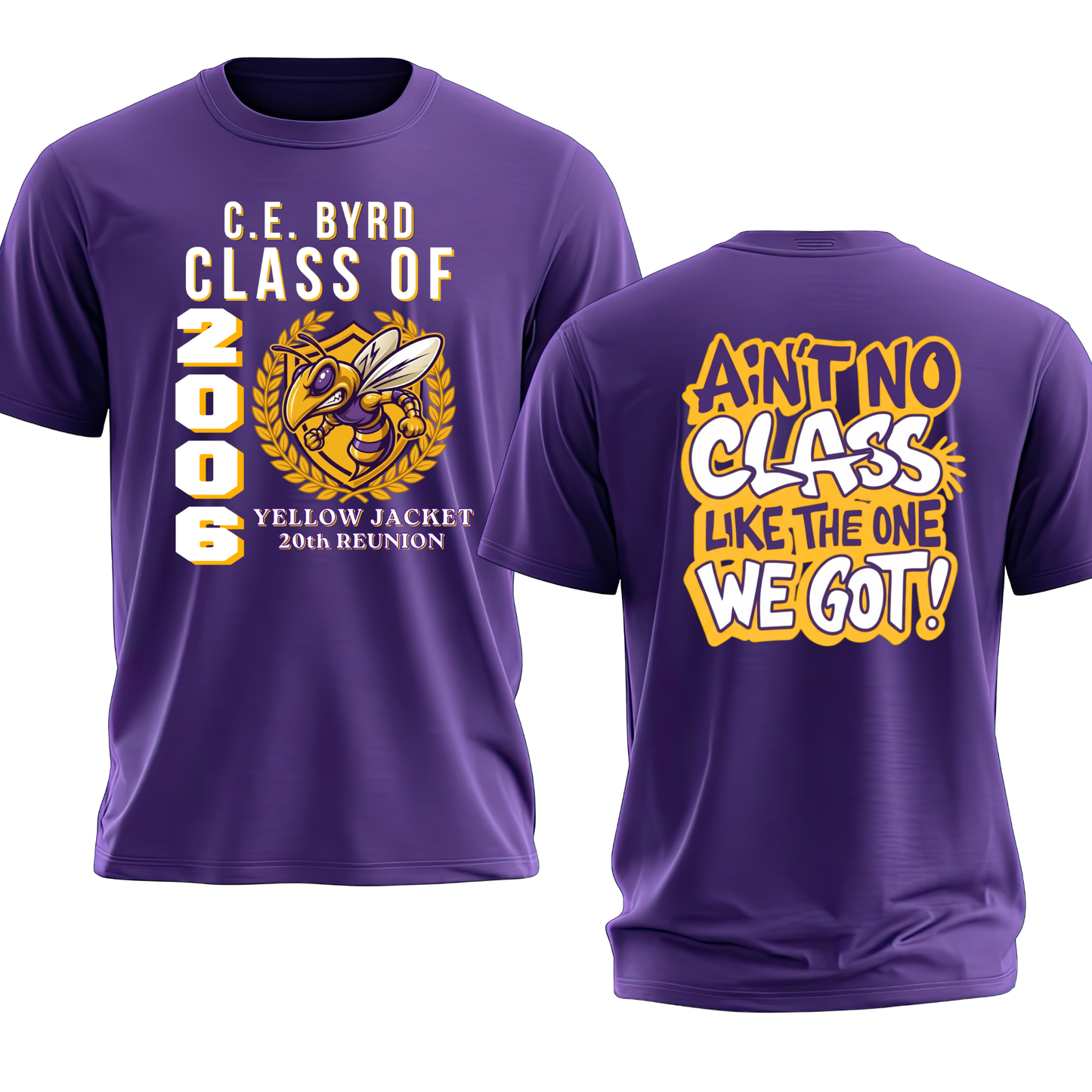 C.E. Byrd High School Class of 2006 - 20 Year Reunion Shirt - Version 2