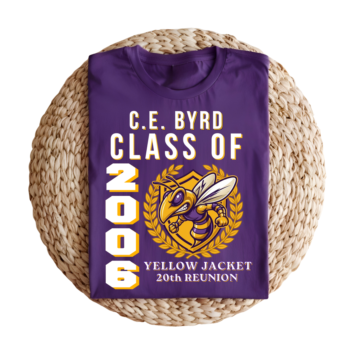 C.E. Byrd High School Class of 2006 - 20 Year Reunion Shirt - Version 2