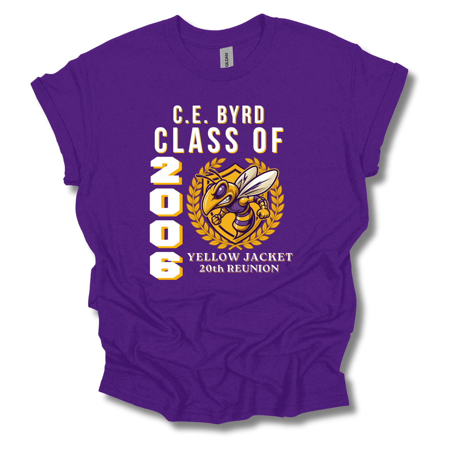 C.E. Byrd High School Class of 2006 - 20 Year Reunion Shirt - Version 2