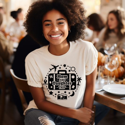 Mom & Daughter Vacation Shirt - Cute Mom & Daughter Vacation Tee