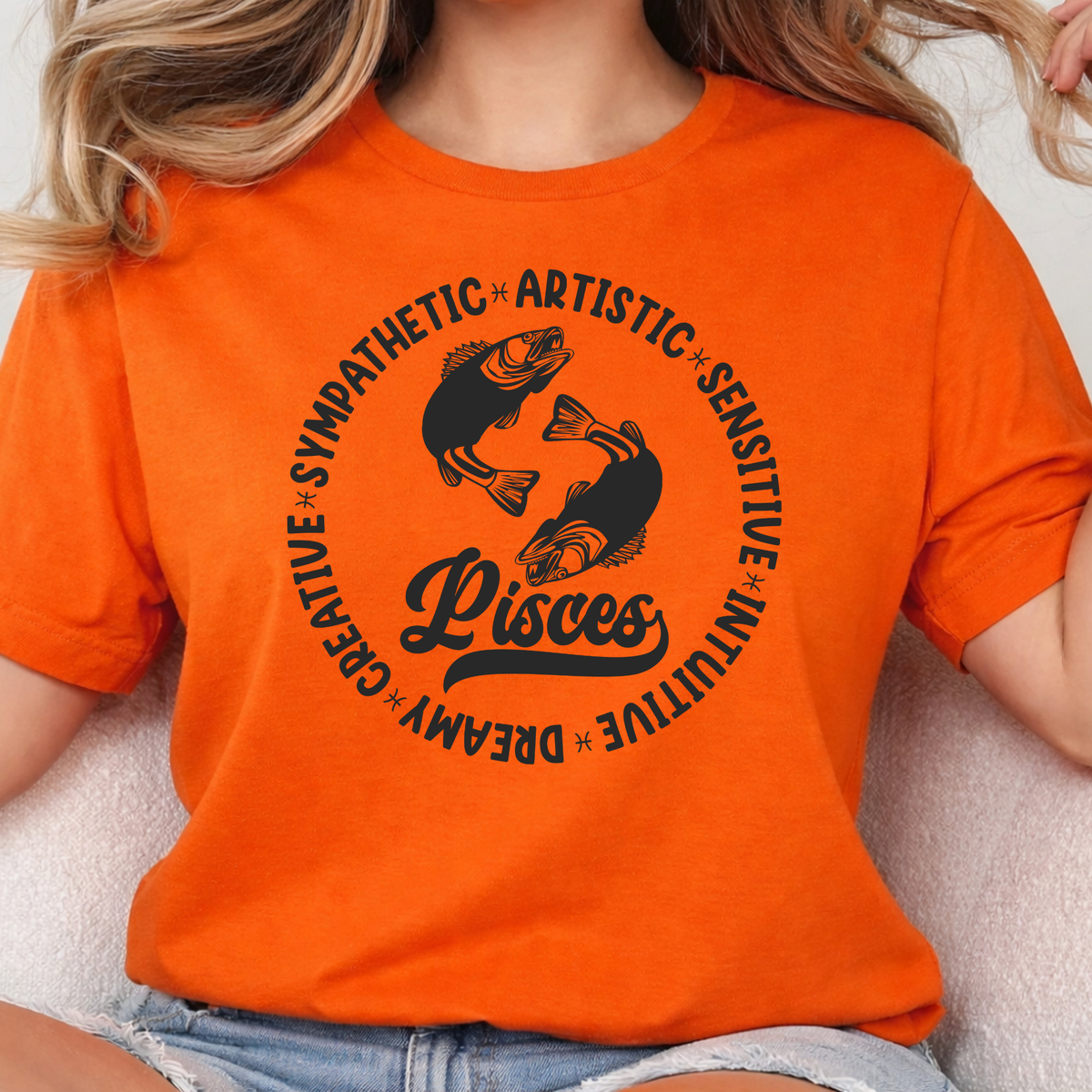 Pisces Zodiac Shirt - Astrology Apparel, Crewneck, Long Sleeve, and Hoodie