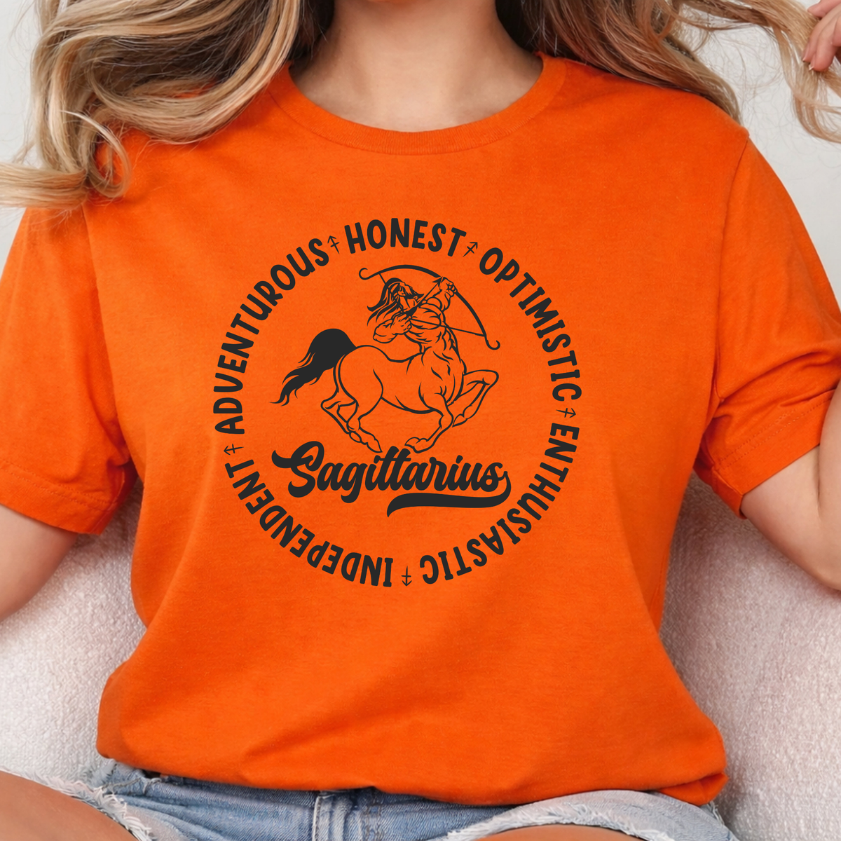 Sagittarius Zodiac Shirt - Astrology Apparel, Crewneck, Long Sleeve, and Hoodie