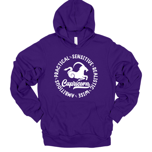 Capricorn Zodiac Shirt - Astrology Apparel, Crewneck, Long Sleeve, and Hoodie