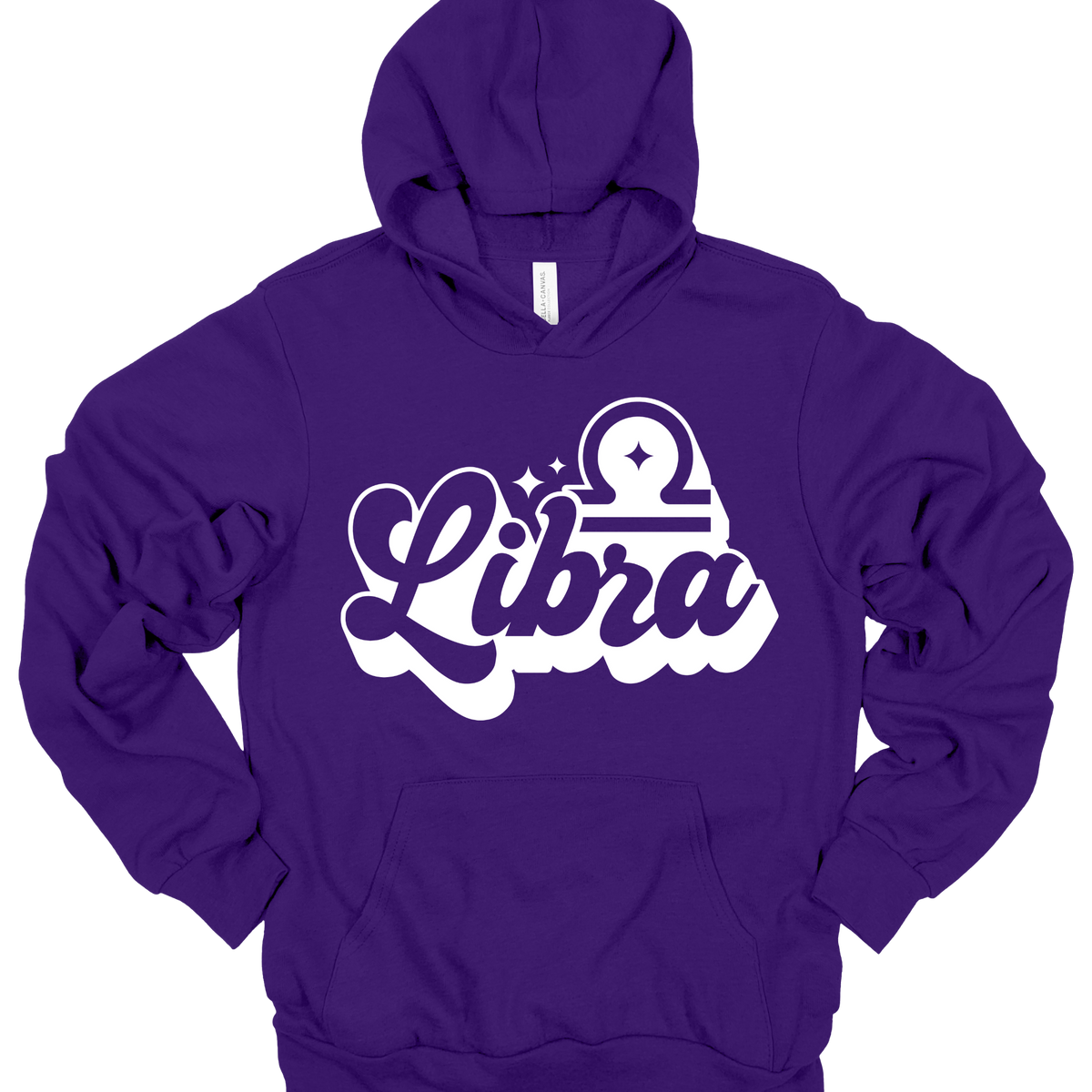 Libra Zodiac Hoodie - Retro Leo Horoscope Unisex Hoodie