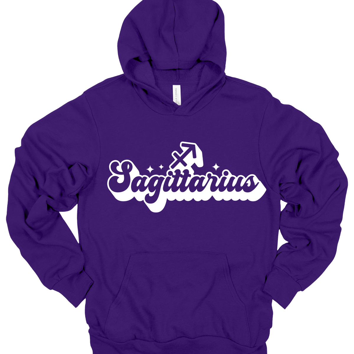 Sagittarius Zodiac Hoodie - Retro Sagittarius Horoscope Unisex Hoodie