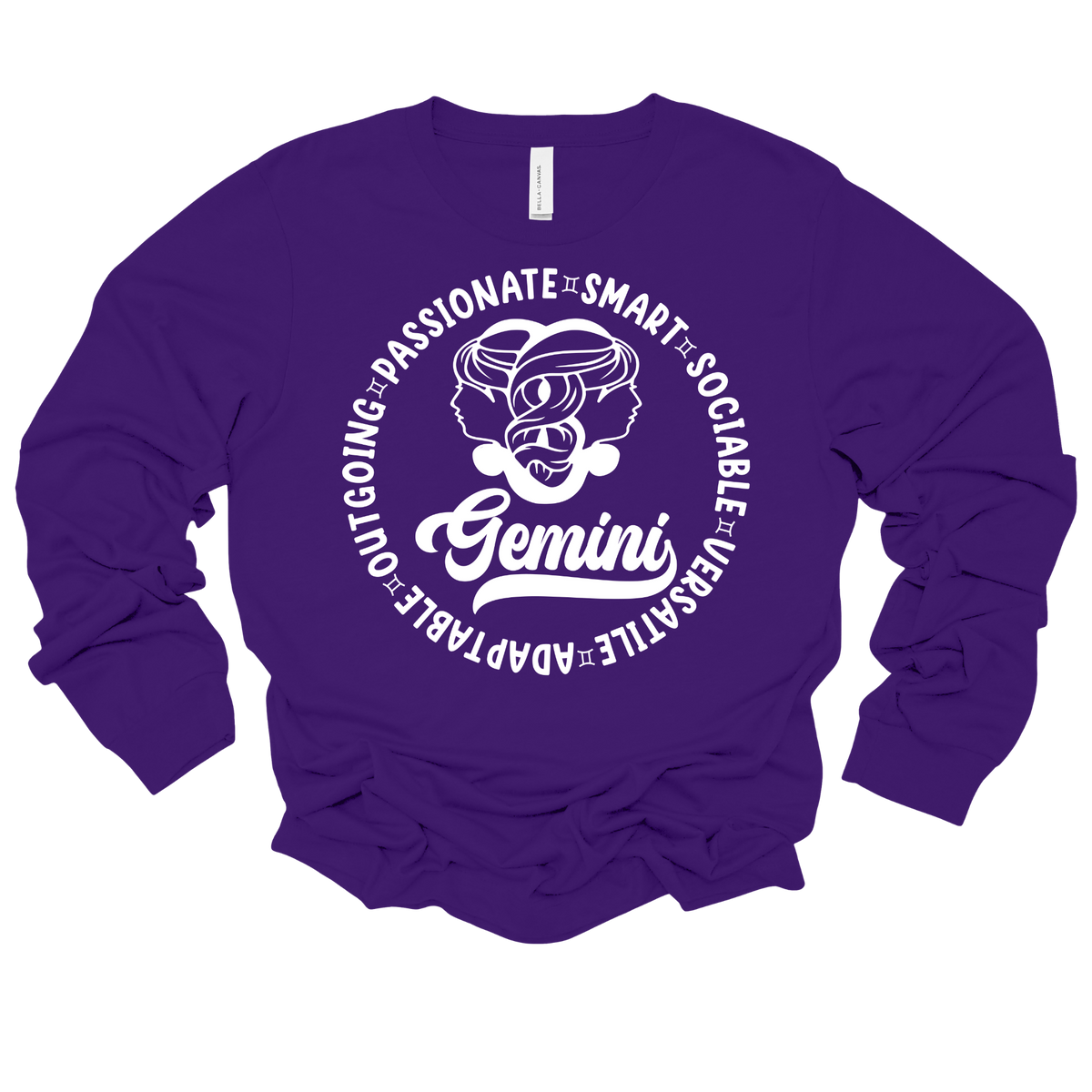 Gemini Zodiac Shirt - Astrology Apparel, Crewneck, Long Sleeve, and Hoodie
