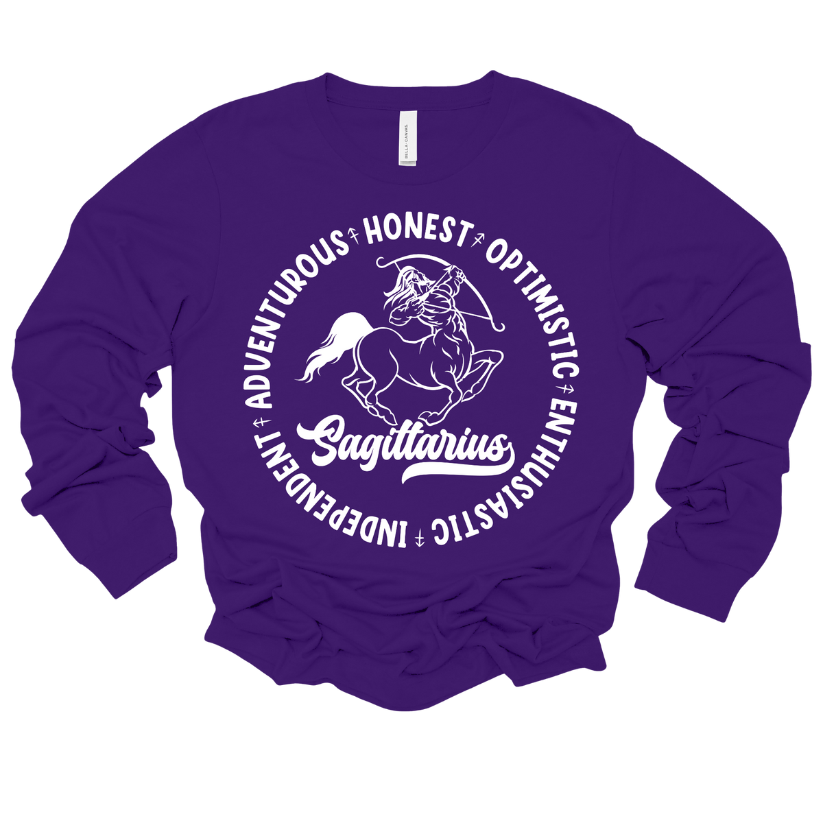 Sagittarius Zodiac Shirt - Astrology Apparel, Crewneck, Long Sleeve, and Hoodie