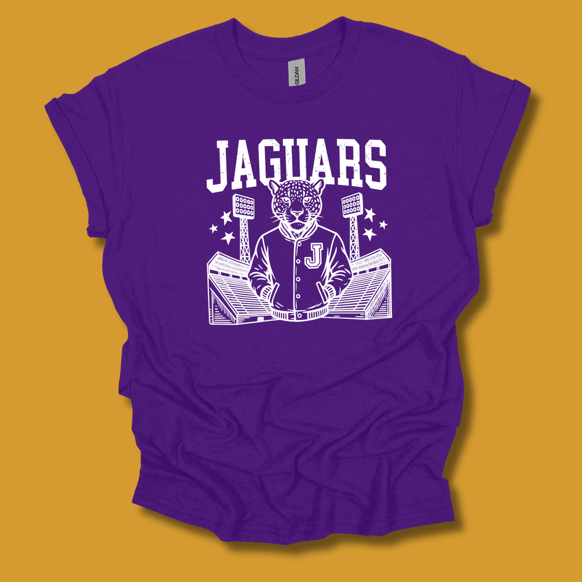 Jaguars Mascot Shirt - Jaguar  Varsity Jacket Football Game Day Spirit T-Shirt
