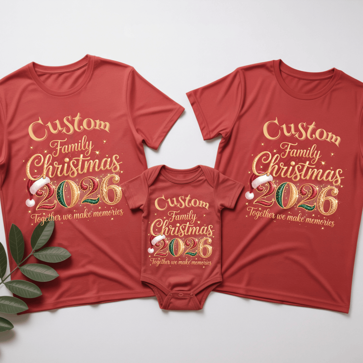Custom Family Christmas 2026 Shirt - Personalized Christmas Holiday T-shirt & Sweatshirts