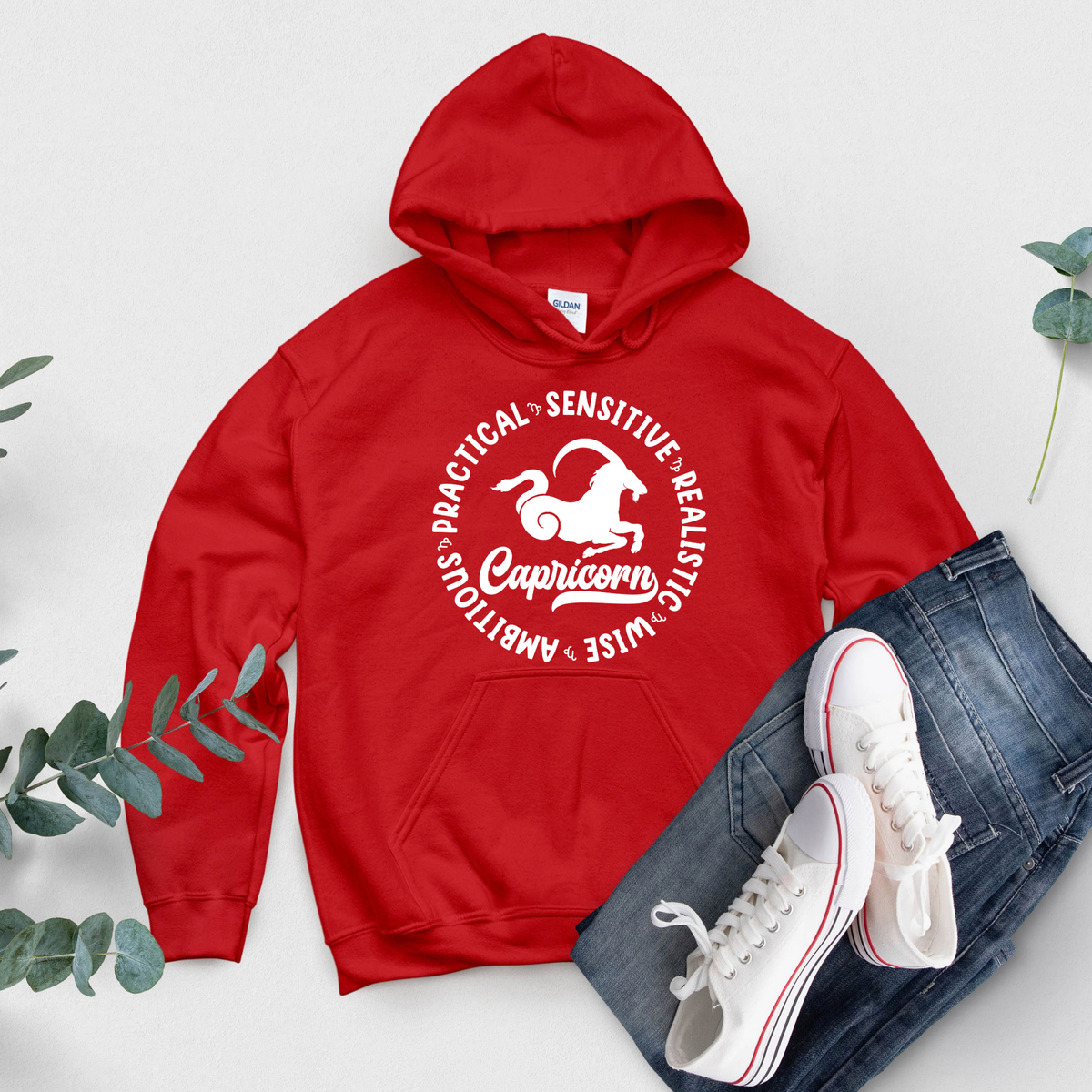 Capricorn Zodiac Shirt - Astrology Apparel, Crewneck, Long Sleeve, and Hoodie