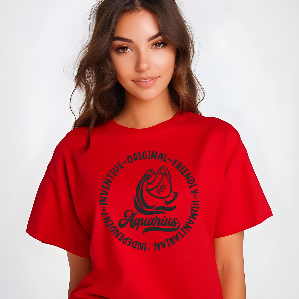 Aquarius Zodiac Shirt - Astrology Apparel, Crewneck, Long Sleeve, and Hoodie