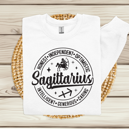 Sagittarius Horoscope Astrology Sweatshirt - Celestial Charm Zodiac Sweater perfect thoughtful birthday gift 